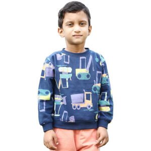 MATRIKAA Warm and Cozy Wool Blend Full Sleeve Sweatshirt and Pant Set For Boys/Girls | Winter Wear Clothes For Kids